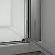 AICA SANITAIRE - Porte de douche pivotante porte de douche 80x187cm en 6mm verre de sécurité anticalcaire, installation en niche - vignette