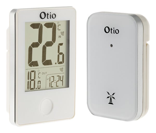 Thermomètre en verre bio échelle tige de -10°C à 50°C