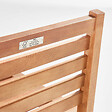 OVIALA - Chaise haute en bois d'eucalyptus - vignette