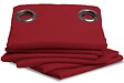 MOONDREAM - Rideau Isolant Thermique Hiver couleur Rouge 145 X 260 cm - vignette