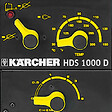 KARCHER - Nettoyeur haute pression à eau chaude moteur Honda essence 210bar débit 900L/h HDS 1000 Be Karcher - vignette
