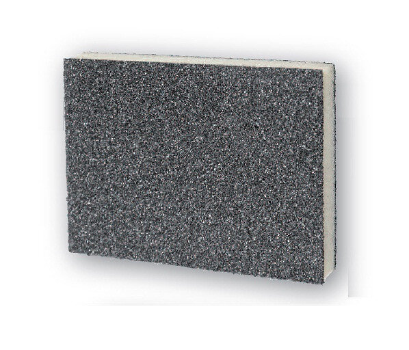 SIDAMO - Lot de 25 éponges à poncer 98x125x12 2 faces souples G180 tres fin Sidamo - large