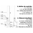 Matisere - Thermostat de sèche-serviette - Blanc - SKT4/B - vignette