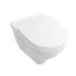 GROHE - Grohe Pack WC Bâti-support + Cuvette à fond creux sans bride O.novo + abattant softclose + Plaque Chrome (RapidSL-O.Novorimless-1) - vignette