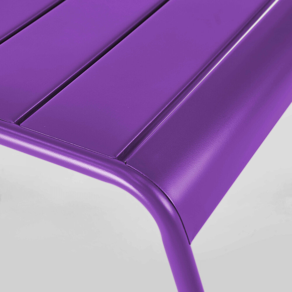 OVIALA - Repose pied en métal violet - large