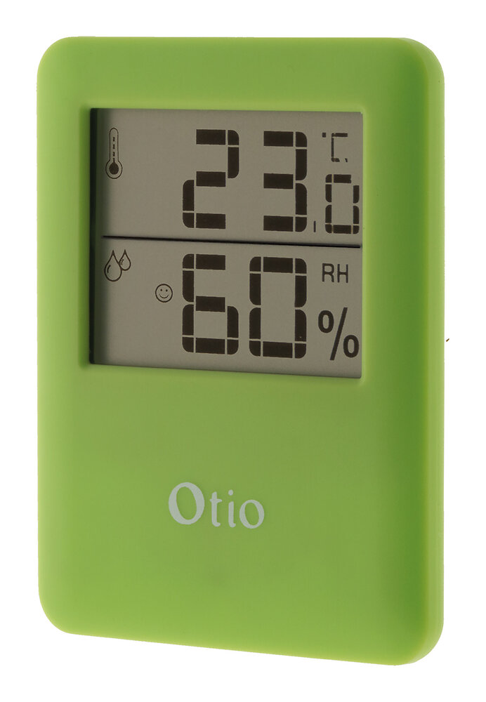 OTIO - Thermomètre / Hygromètre intérieur magnétique - Vert - Otio - large