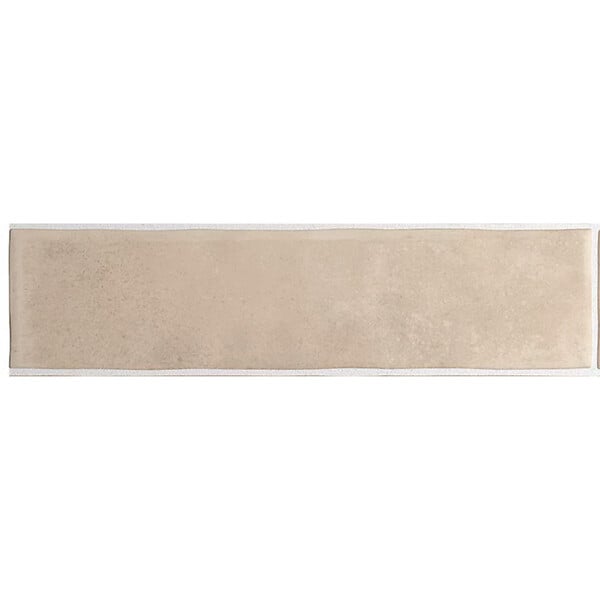 EIFFEL ART CONSTRUCTION - carrelage sol / mur effet zellige bejmat beige 6x24,6 cm mate ARGILE SIENA (vendu par boite de 0.50m2) - large