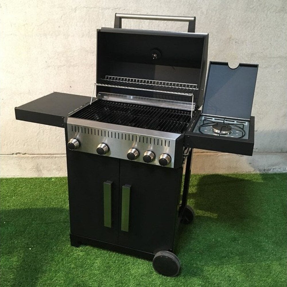 Ustensile et housse de protection pour barbecue Somagic Malette de 8  accessoires inox pour barbecue et plancha