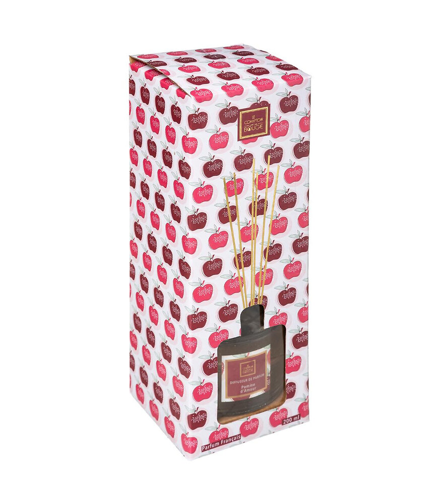 ATMOSPHERA - Diffuseur de parfum Pomme d'amour 200 ml avec 6 Bâtonnets - large