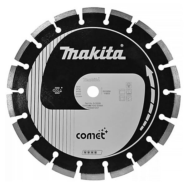 Disque diamant pour asphalte Makita Comet; 350 mm - B-13275