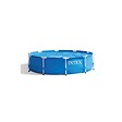 INTEX - Kit piscine tubulaire Intex Metal Frame ronde 3,05 x 0,76 m + Kit de traitement au chlore - vignette