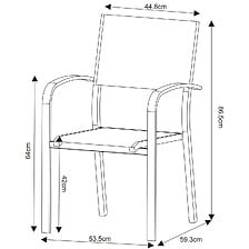 AVRIL PARIS Table de jardin extensible en aluminium 270cm + 10 fauteuils  ...