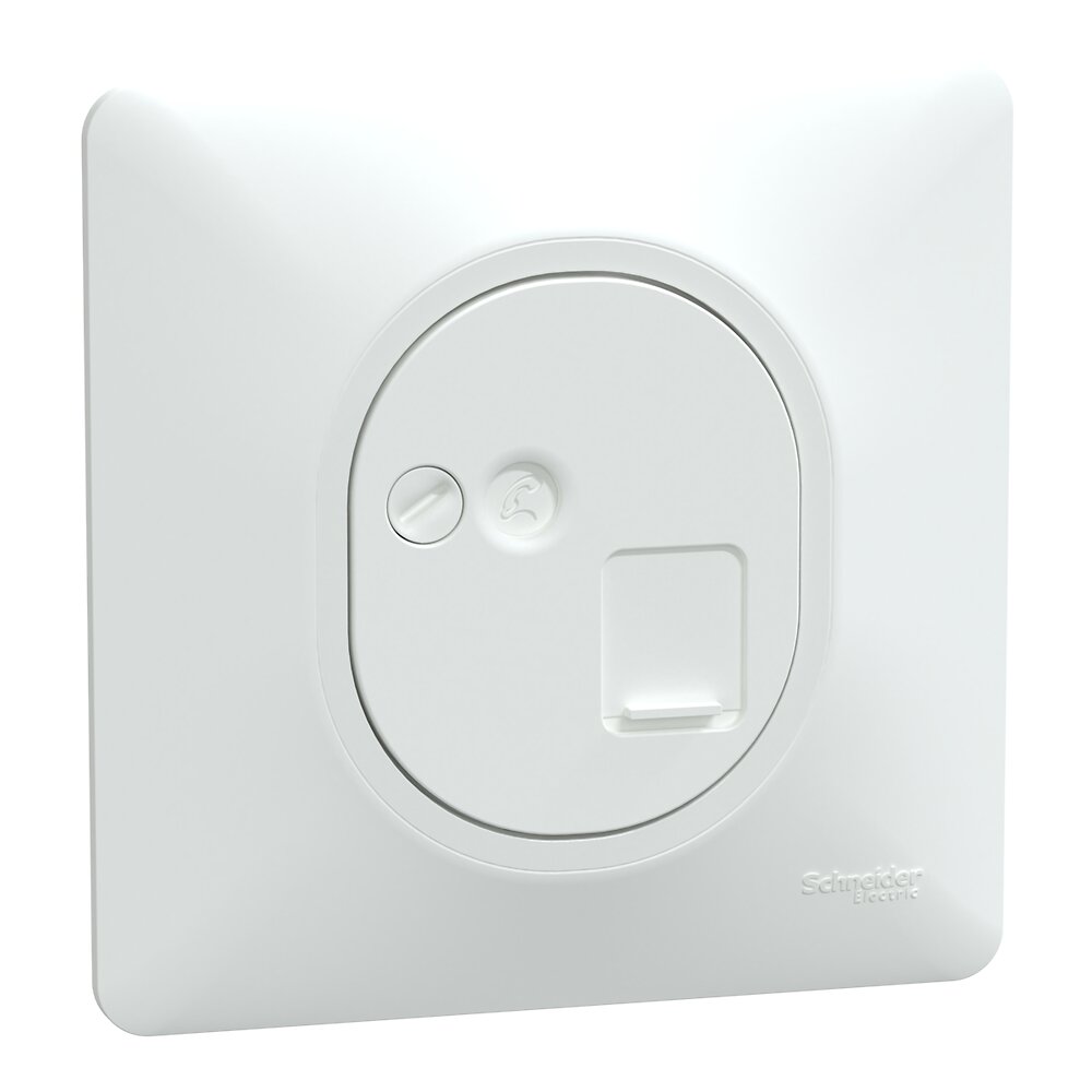 Schneider Electric Ovalis Prise RJ45 Cat.6 STP Grade 3 Anthracite