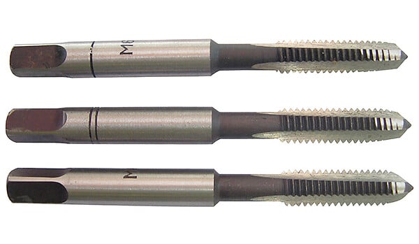 Lot De 2 Tarauds à Main M10 X 0.75 - Acier 9Si-cr - Neuf - Composant Avenue
