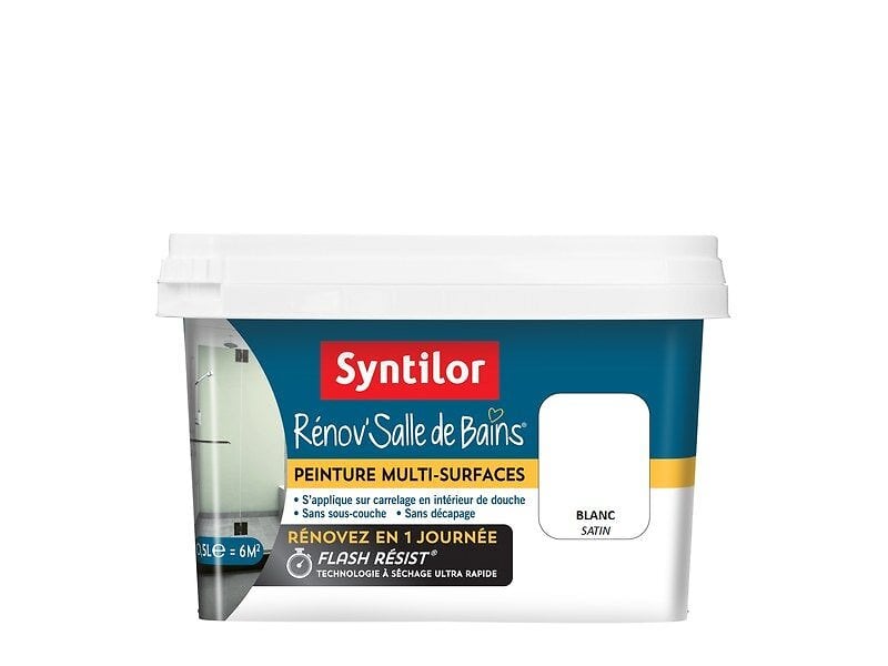 Avis consommateur: Peinture anti-humidité intérieur satin blanc Ripolin  2,5L 