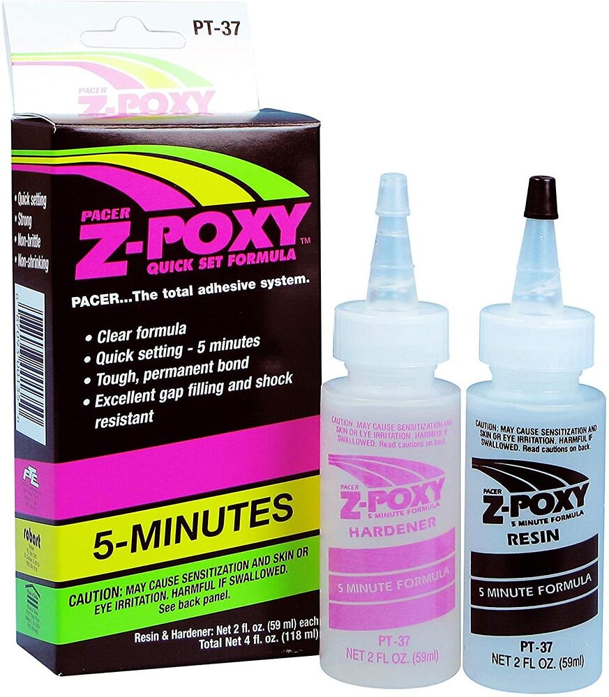 PROZYM - Colle Epoxy - 118ml - 5 minutes - Zap - contenance : 360 041 Z-POXY 5mn 118 ml - large