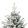 VIDAXL - vidaXL Sapin de Noël artificiel à flocons de neige Vert 210 cm PVC/PE - vignette