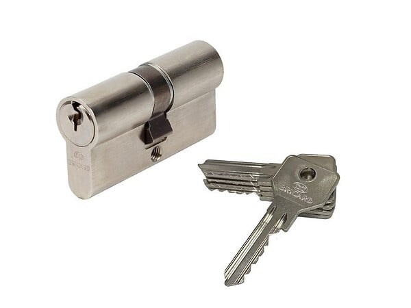 Cylindre Européen Standard 30x30mm En Laiton Poli Pour Serrure | Poignée De Porte