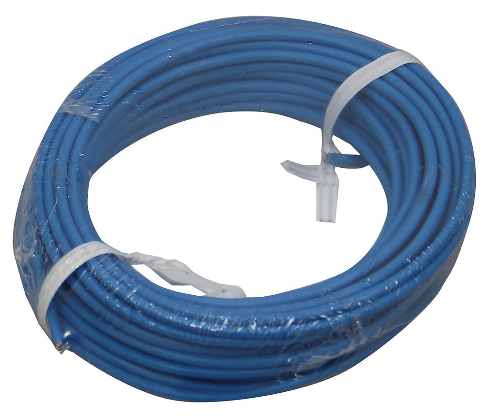 FILS ET CABLES - Câble d’installation H07V-U bleu avec isolant en PVC - FILS & CÂBLES - 60101025B - large