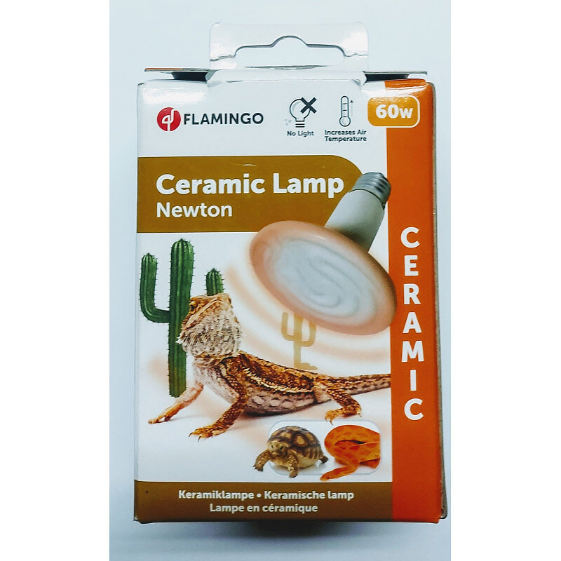 FLAMINGO PET PRODUCT - Lampe céramique HELIOS 60W pour terrarium - large