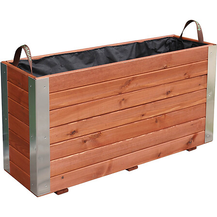 FOREST STYLE Bac Bambou coloris teck 107 litres Classe 3