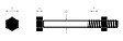 ULTIMA VISSER FIXER COLLER - Boulon Ultima à tête hexagonale acier zingué blanc - classe 8.8 DIN 931/934 - vignette