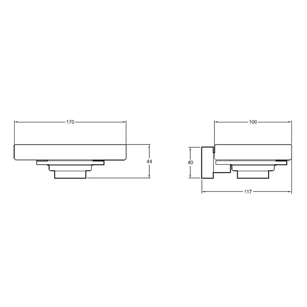 Porte savon Moderne, Chrome Jacob Bricorama