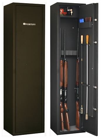 FORTIFY - Armoire 6 Fusils + Coffret Interne - Serrure À Clé - Fortify - large
