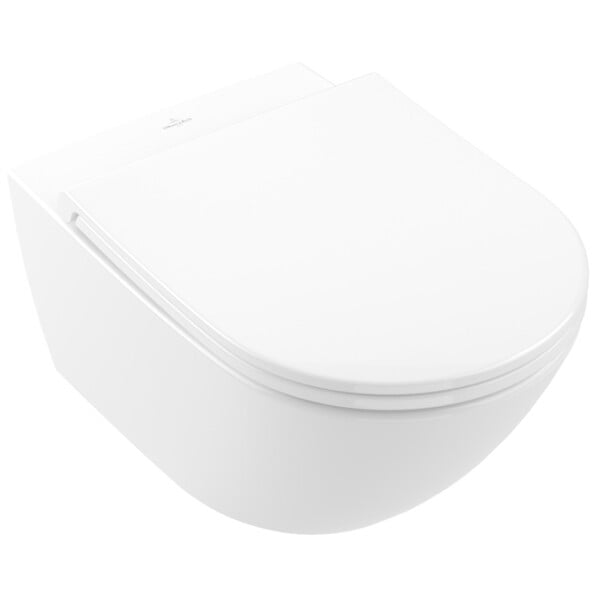 Idevit Abattant WC à fermeture douce Softclose adaptable sur la plupart des  cuvettes, blanc (EASY2244)
