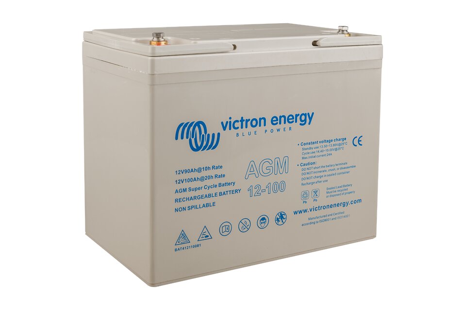 Victron - Batterie 12V 100Ah AGM Super Cycle Batt. (M6) - large