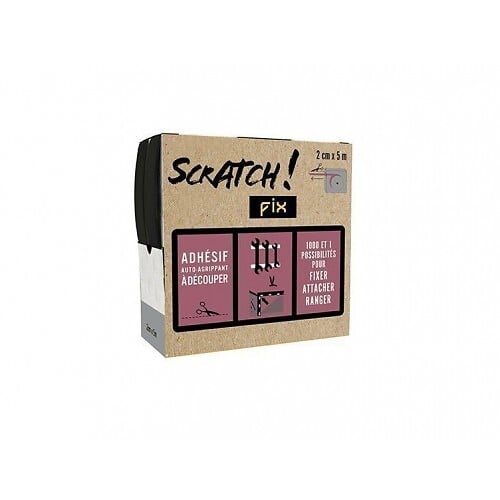 Bande Scratch Adhesif 50mmx20mm Noir Blister 8 à Prix Carrefour