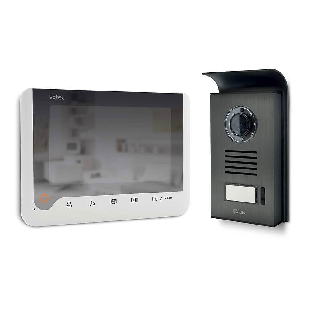 Visiophone filaire sans fil, écran 9 pouces, Wi-Fi, lecteur d'empreinte  digitale, sonnette, système d