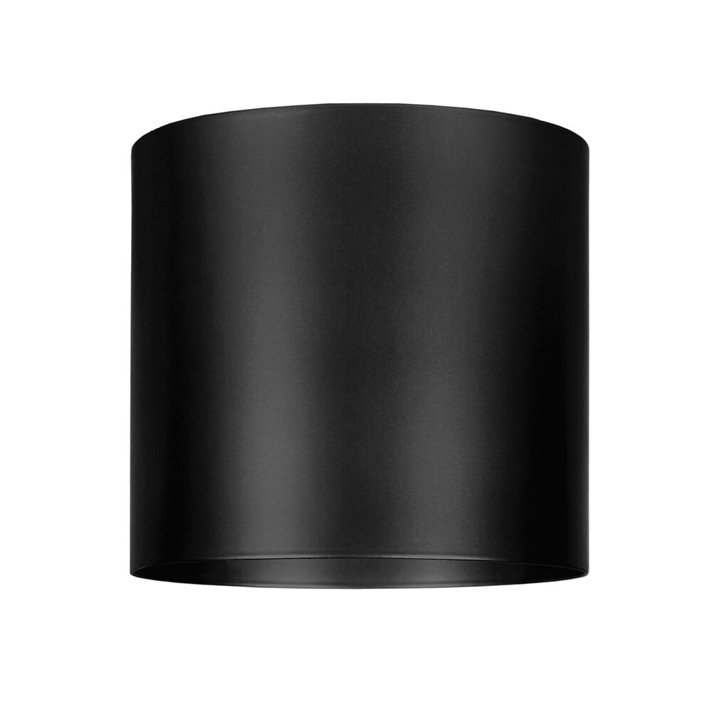 TOSEL - UZIBUZI-Abat-jour cylindrique métal noir - large