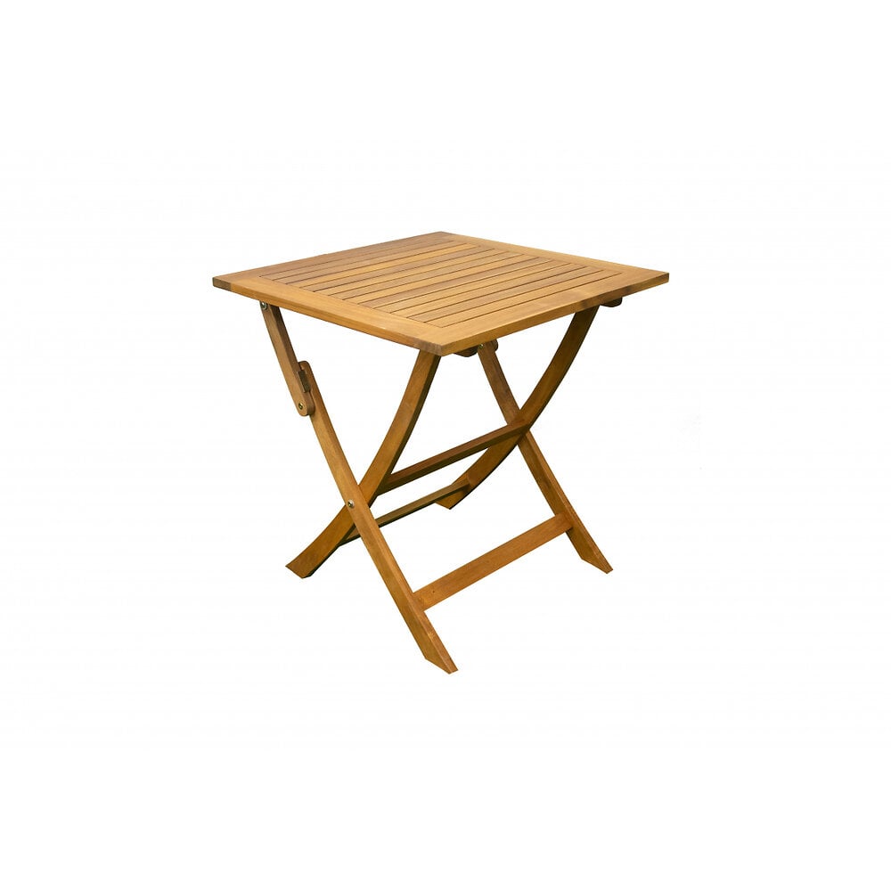 table pliante  70x70 cm en acacia
