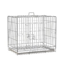 VOUNOT Cage pour Chien Pliable avec 2 Portes Verrouillables et Plateau  Amovible Cage Chien Pliante en Métal Cage de Transport pour Chien avec  Housse de Protection 107x70x78cm Noir : : Animalerie
