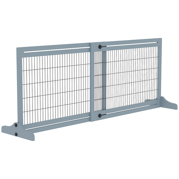 Barrière de sécurité animaux - longueur réglable dim. 75-103 cm