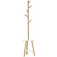 Porte-manteaux Mural Vintage En Bois – Forme Bambou, 5 Patères, Occasion