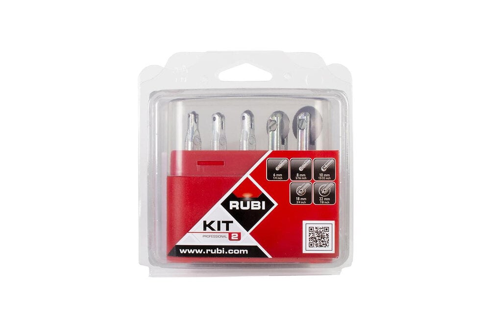 Kit de molettes complètes de 5 diamètres Rubi Bricorama