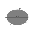 TOSEL - LYS - Plafonnier ronde métal aluminium - vignette