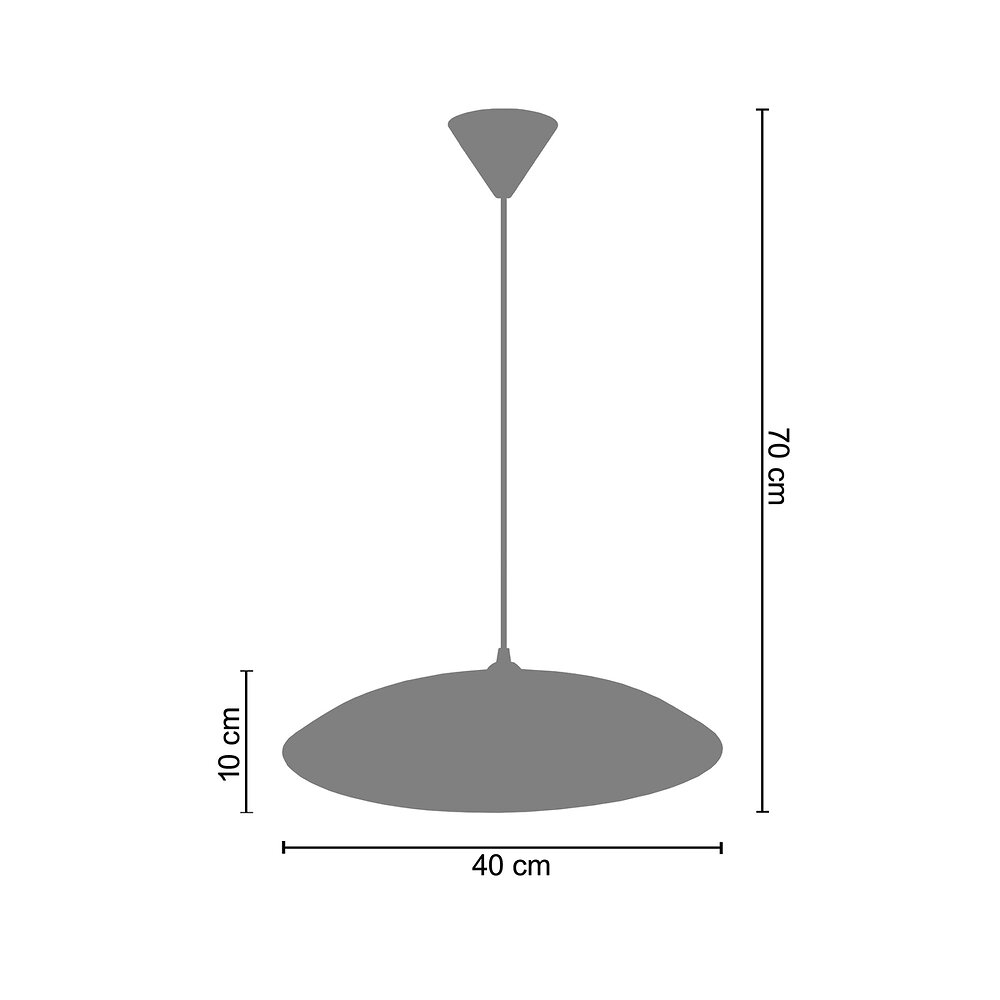 TOSEL - SERITONDO - Suspension dôme verre noir - large