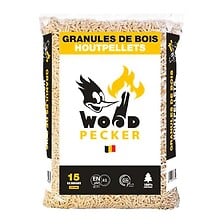 Bois d'allumage WOODSTOCK, sac de 20 L + 10% gratuit, L. 10 cm, résineux