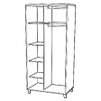 Vox - Armoire Simple Gris - vignette