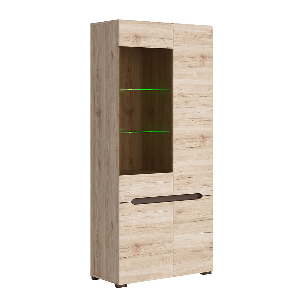 SANS - Vaisselier 4 portes Rico Bois - large