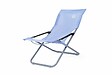 O'SUN - Fauteuil relax de jardin 3 positions pliable - O'Sun - Bleu - Dimensions : 94 x 62 x 102 cm - vignette