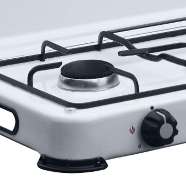 Plaque de cuisson gaz portable 3 feux 4100W Bruleurs inox Réchaud