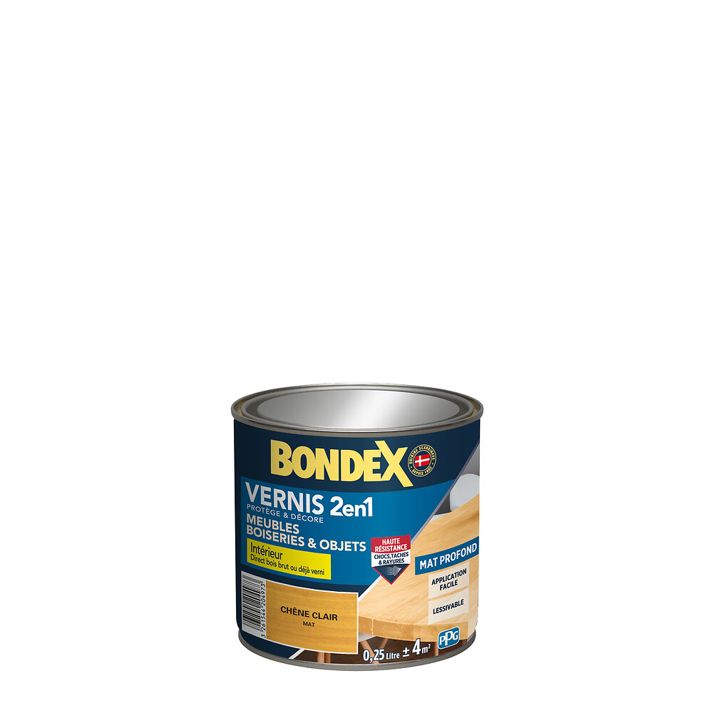 BONDEX - Bondex vernis mat chene clair 0.25l - large