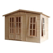 TIMBELA TIMBELA M334FB Cabane en bois avec plancher - l332xP222xH232c ...