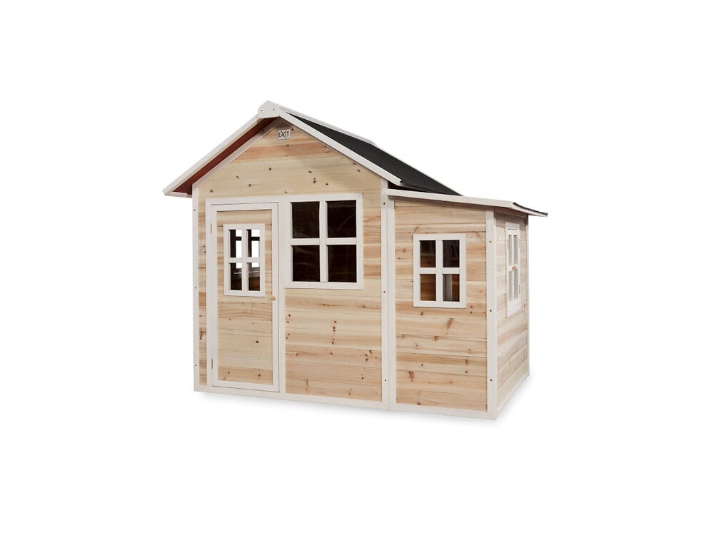 Maisonnette+en+bois+pour+enfants+Loft+150+Naturel+-+Exit+Toys