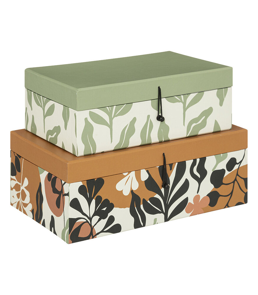 Lot de 2 Boîtes de rangement So cosy