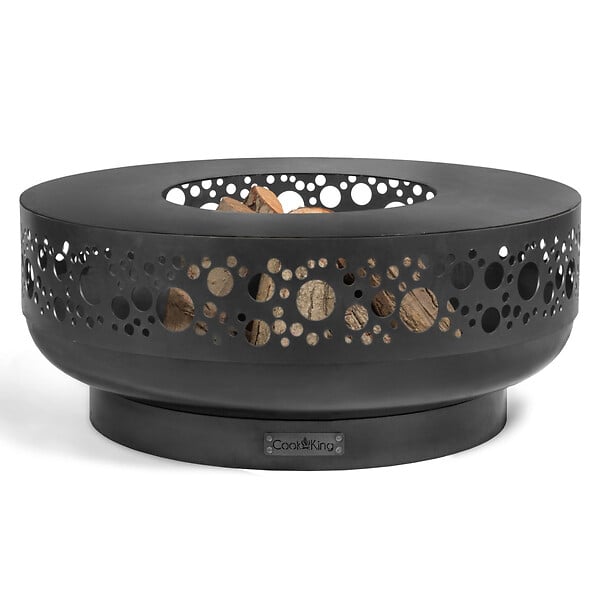 COOK KING - Brasero de jardin BOSTON décoré en acier Ø80 cm - large